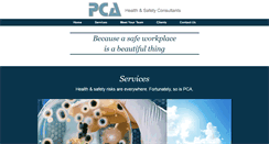 Desktop Screenshot of pcasafety.com